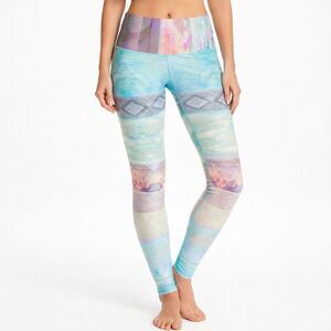 Teeki Tarot Magick Aztec Print High-Rise Leggings Size S Boho Athleisure